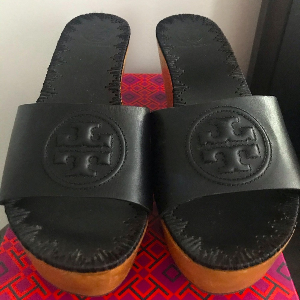 Tory Burch Patty Wedge Slide Size 6.5